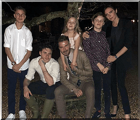 La famille nombreuse de David Beckham