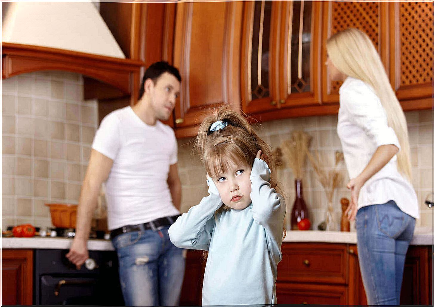 Parents' bad mood affects the emotional development of the child