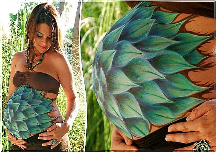 Belly painting strengthens the prenatal relationship between mother and child.