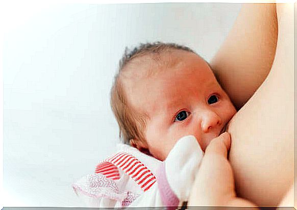 Breastfeeding baby 