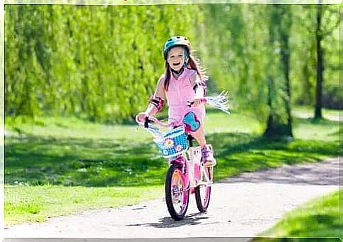 Why do we recommend teaching children to ride a bicycle?