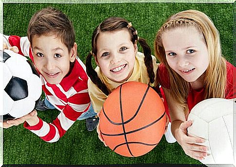 Children can try out several sports activities.